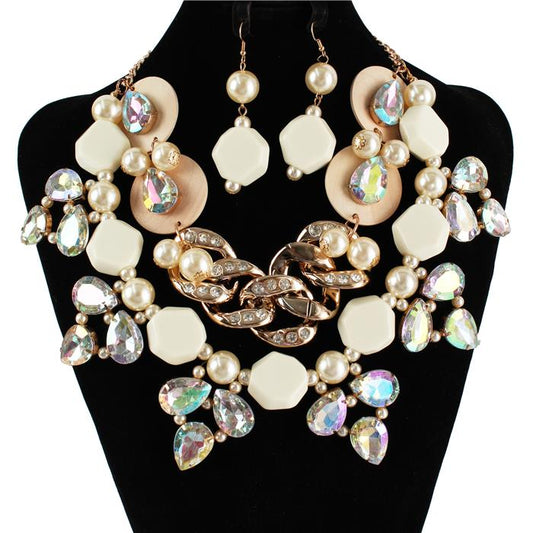 Fashion Chunky Necklace Set