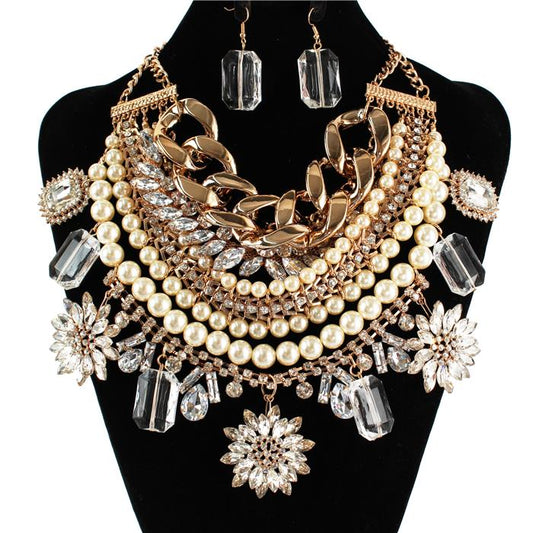 Fashion Chunky Necklace Set