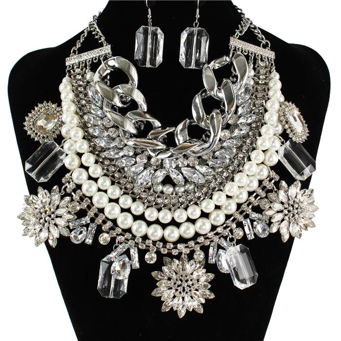 Fashion Chunky Necklace Set