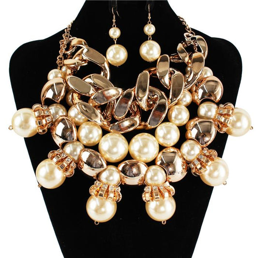 Fashion Chunky Necklace Set