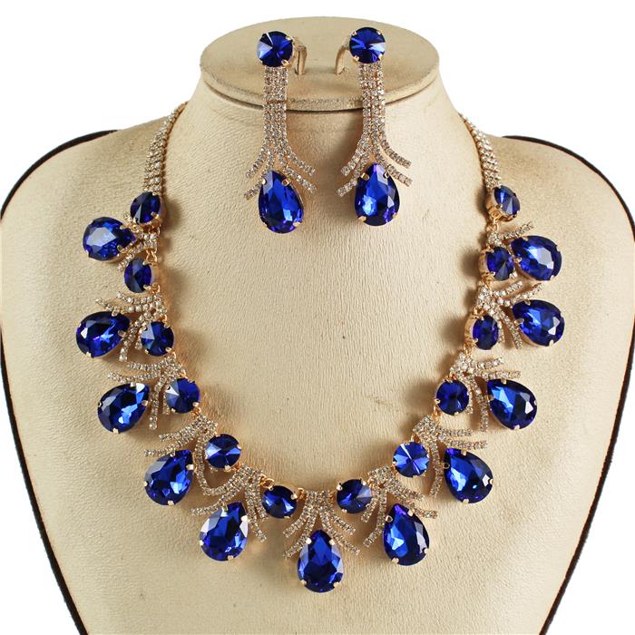 Crystal Evening Necklace Set