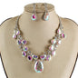 Crystal Evening Necklace Set