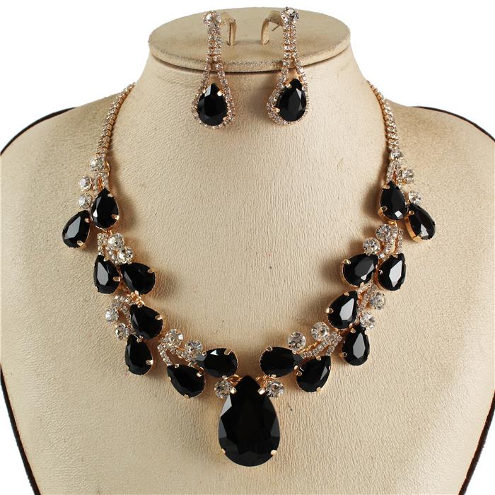 Crystal Evening Necklace Set