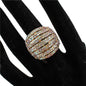 Rhinestone Chunky Stretch Ring