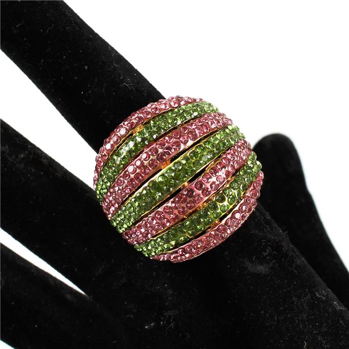 Rhinestone Chunky Stretch Ring