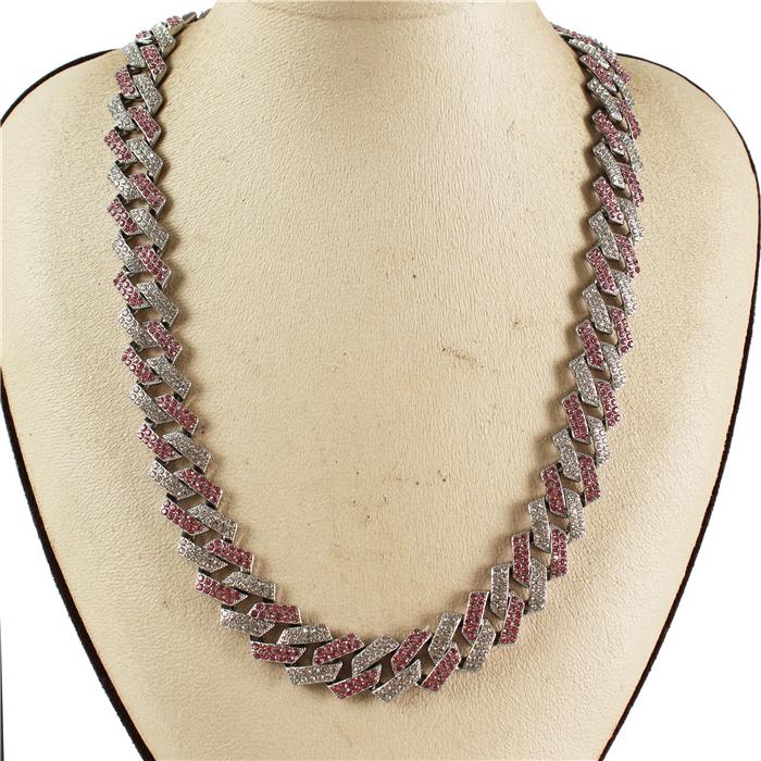 Rhinestone Link Necklace