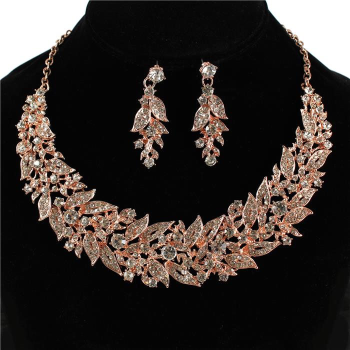 Crystal Evening Necklace Set