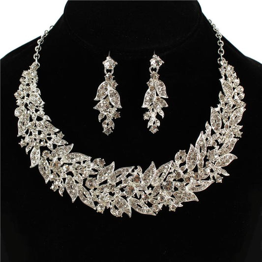 Crystal Evening Necklace Set