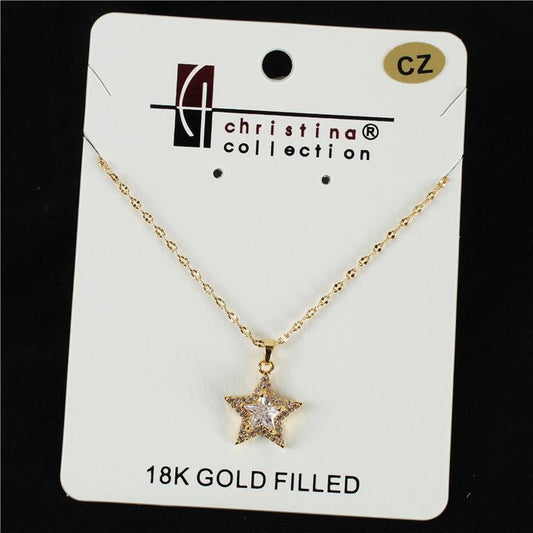 CZ Star Necklace