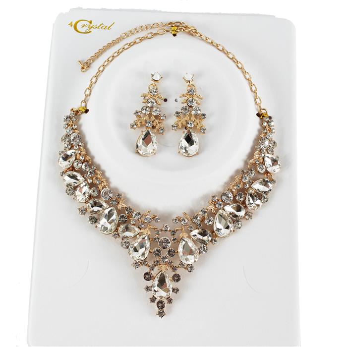 Crystal Evening Necklace Set