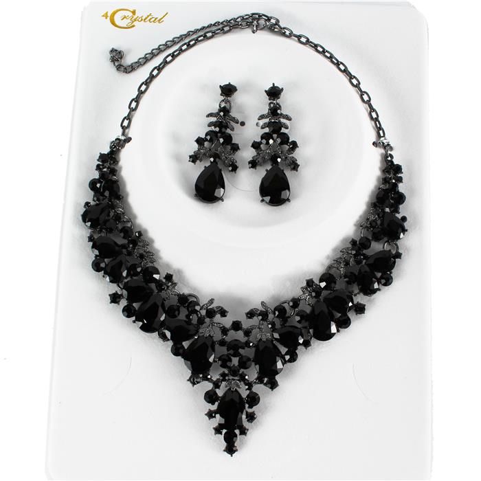 Crystal Evening Necklace Set