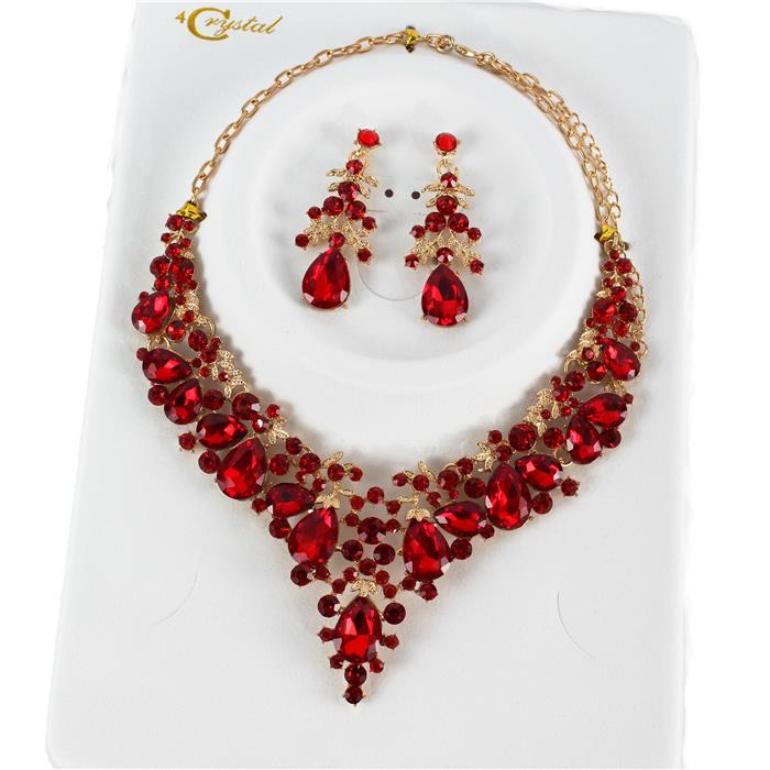 Crystal Evening Necklace Set