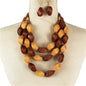 Wooden Necklace Set