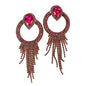 Clip On Rhinestone Earring