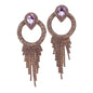 Clip On Rhinestone Earring