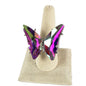 Glass Crystal Butterfly Stretch Ring