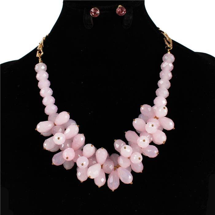 Fashion Crystal Bead Necklace Set