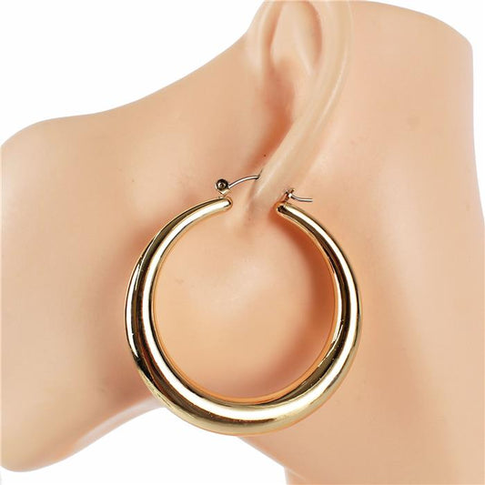 50 MM Thick Hoop Earring