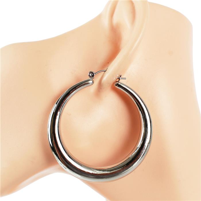 50 MM Thick Hoop Earring