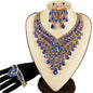 3 PC Crystal Evening Necklace Set