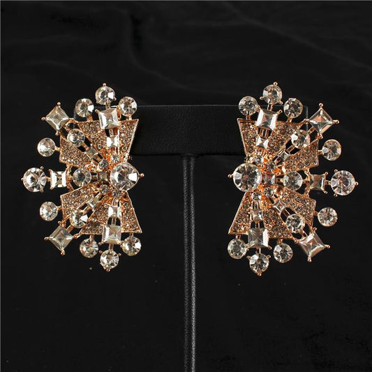 Clip On Crystal Earring