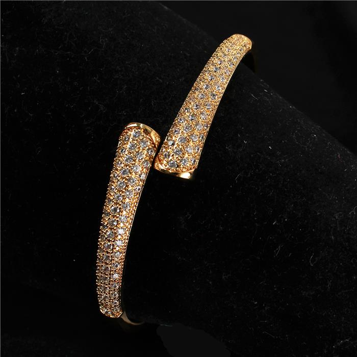 CZ Cuff Bangle