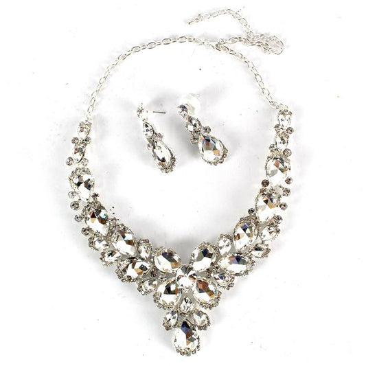 Crystal Evening Necklace Set