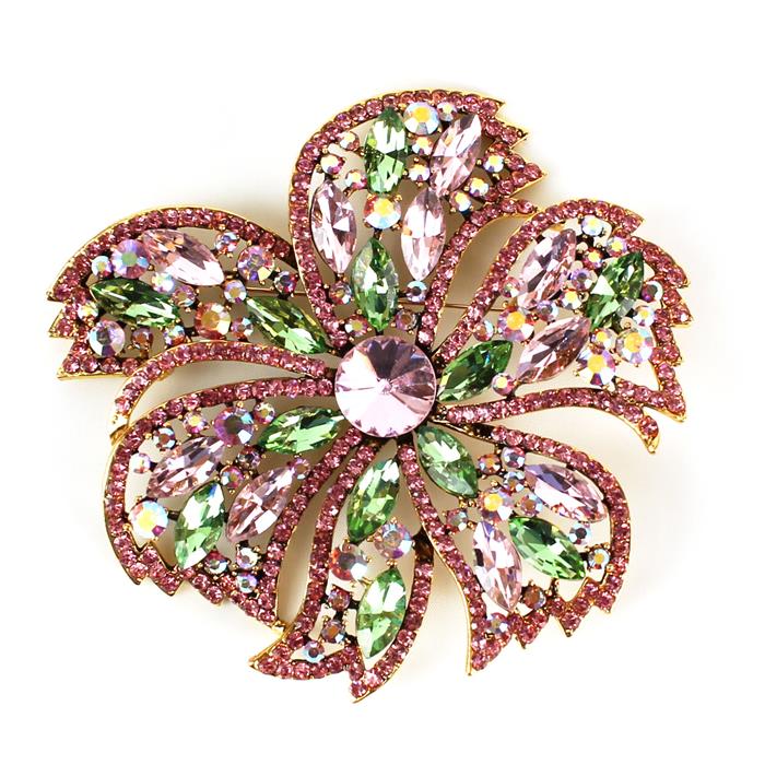 Crystal Brooch