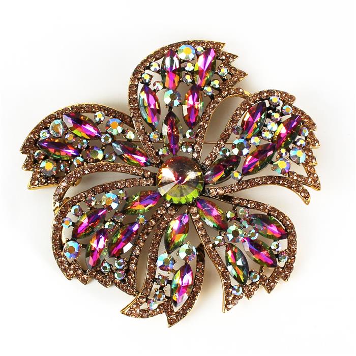 Crystal Brooch