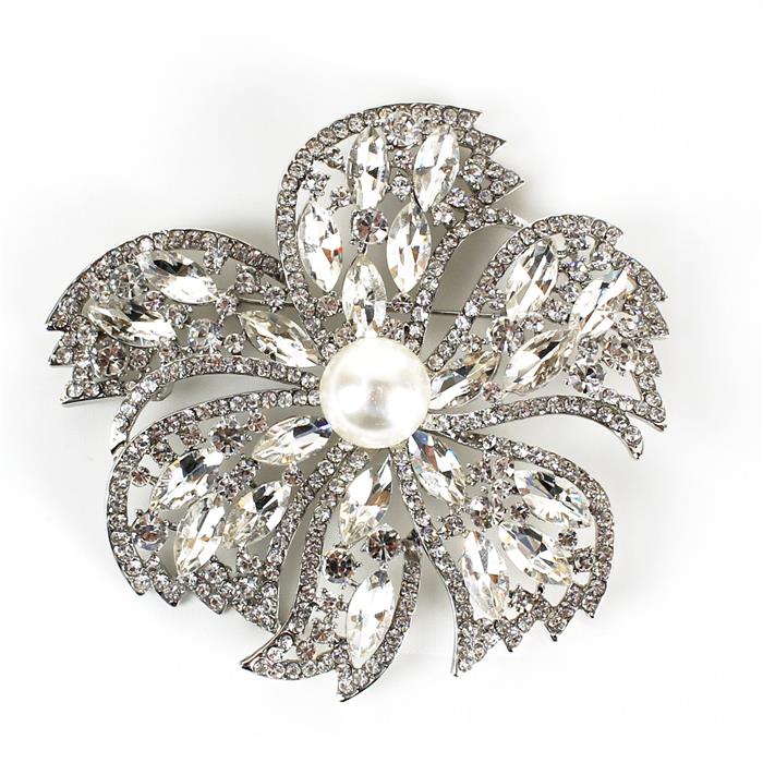 Crystal Brooch