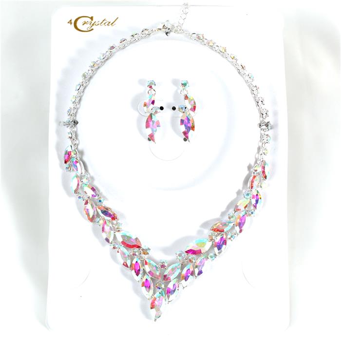 Crystal Evening Necklace Set