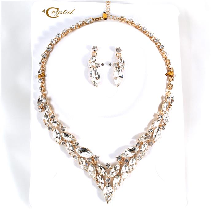 Crystal Evening Necklace Set