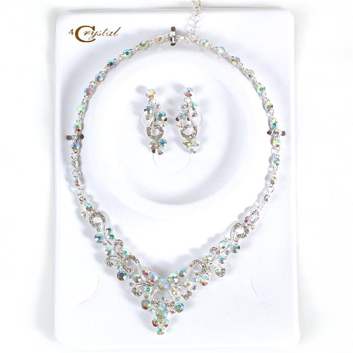 Crystal Evening Necklace Set