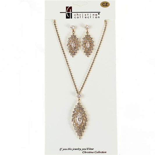 CZ Necklace Set