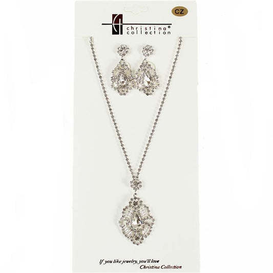 CZ Necklace Set