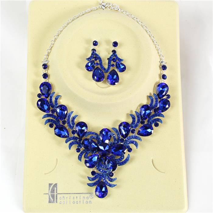 Crystal Evening Necklace Set