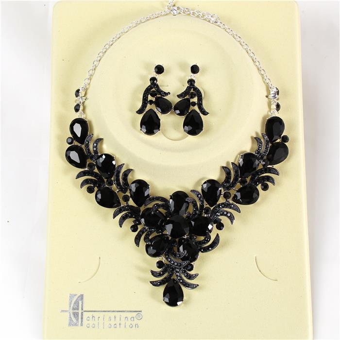 Crystal Evening Necklace Set