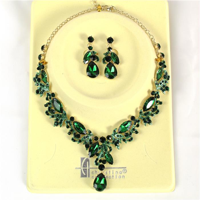 Crystal Evening Necklace Set