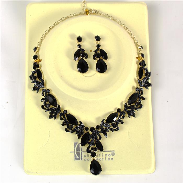 Crystal Evening Necklace Set