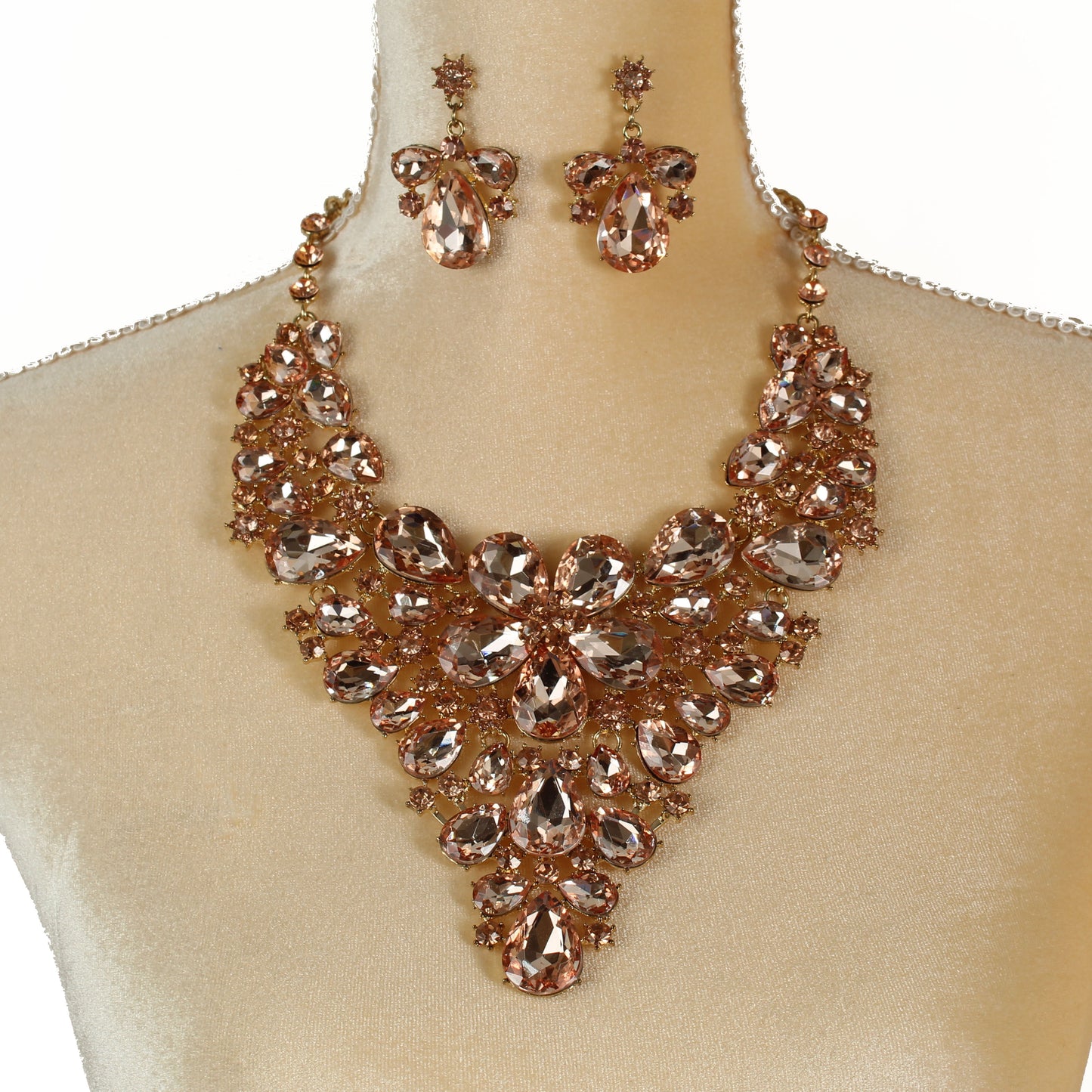 Crystal Evening Necklace Set