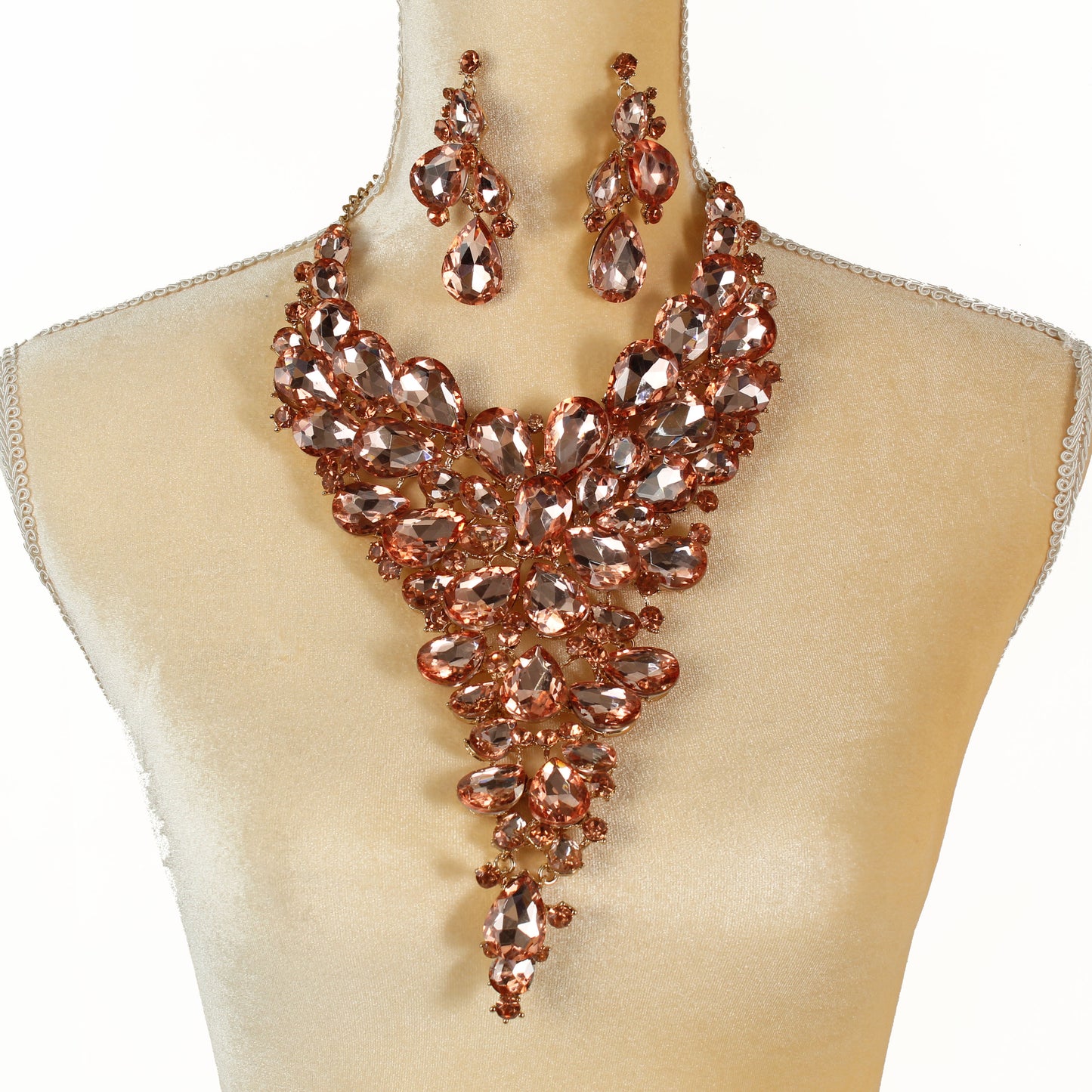 Crystal Evening Necklace Set