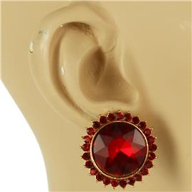 Crystal Round Stud Earring