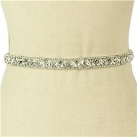 Crystal Casting Ribbon Belt