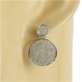 CZ Casting Round Earring