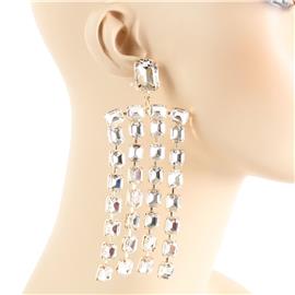 Glass Crystal Chandelier Earring