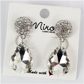 Clip On Crystal Earring