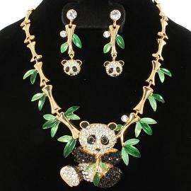 Panda Necklace Set