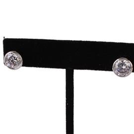 8mm CZ Round Earring