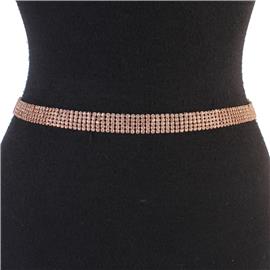 Rhinestone Chain Belt