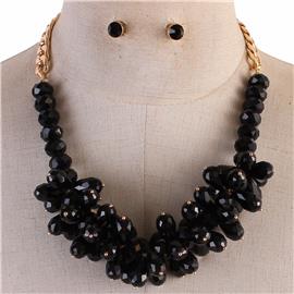 Fashion Crystal Beads Necklace Set